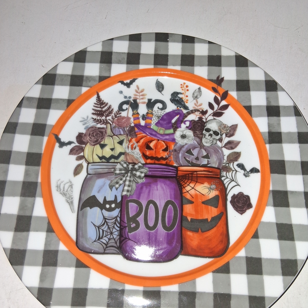 Halloween Themed Decorative Plate